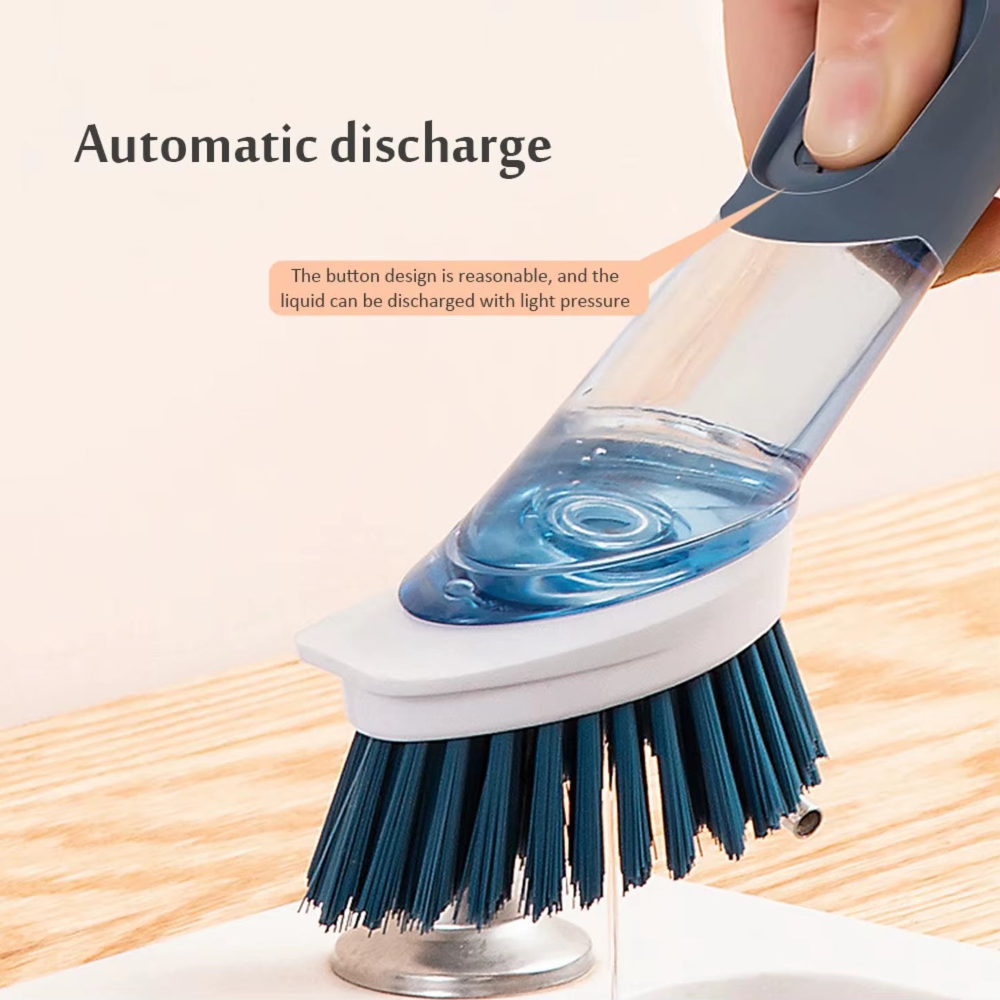 Soap Dispensing Dish Brush Set